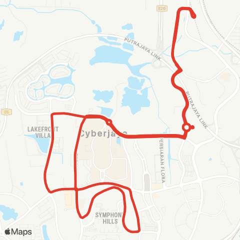 Rapid KL MTR Feeder T504 map