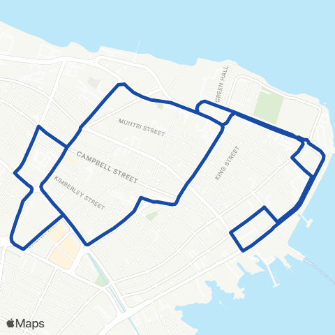 Rapid Bus Penang Cat map