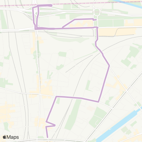 RATP La Traverse Ney - Flandre map
