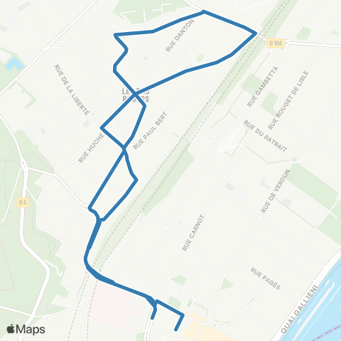 RATP AS Autobus Suresnois map