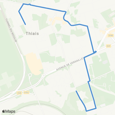 RATP La Navette de Thiais map