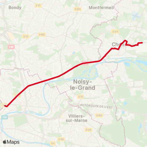 RATP Mairie <> Nogent-sur-Marne RER map