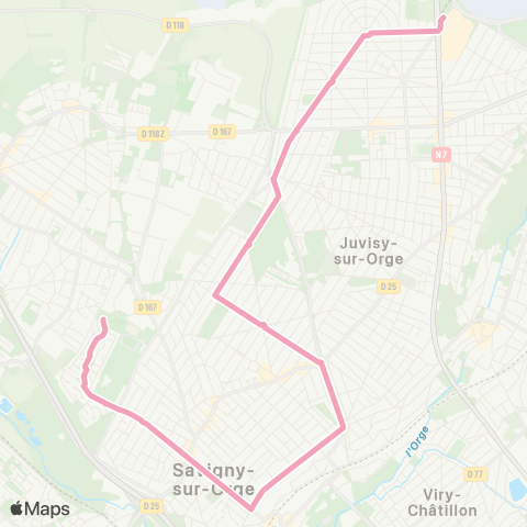 RATP Pte de l'Essonne <> ZAC les Gâtines - Capitaine Jean d'Hers map