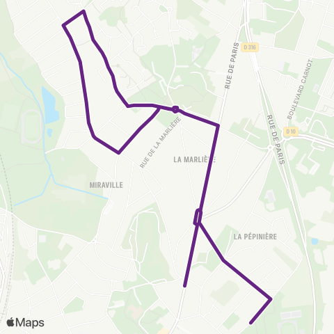 RATP Lycée Jean-Jacques Rousseau <> Lycée Jean-Jacques Rousseau map
