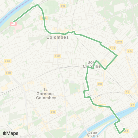 RATP Audra <> Pont de Levallois - Bécon map