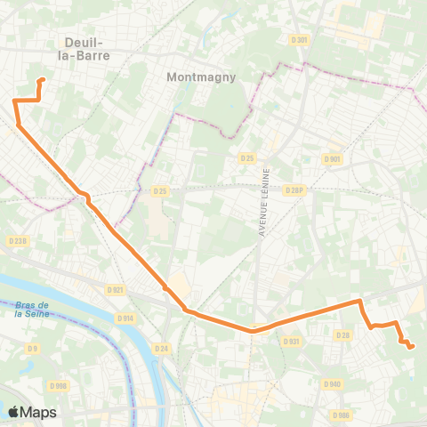 RATP Cité Floréal <> Marché des Mortefontaines map