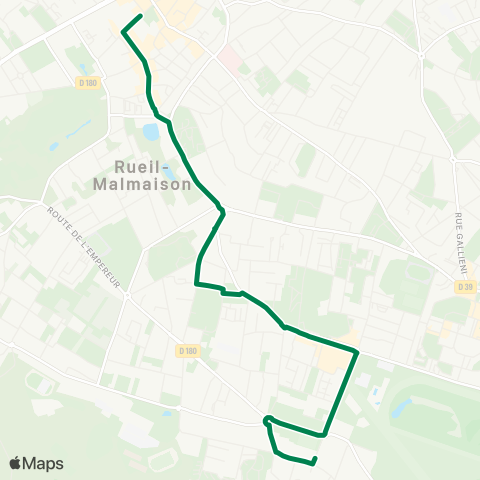 RATP Église de Buzenval <> Mairie map