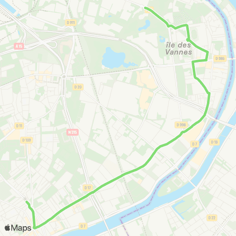 RATP Gabriel Péri - Métro <> Zone Industrielle N. map