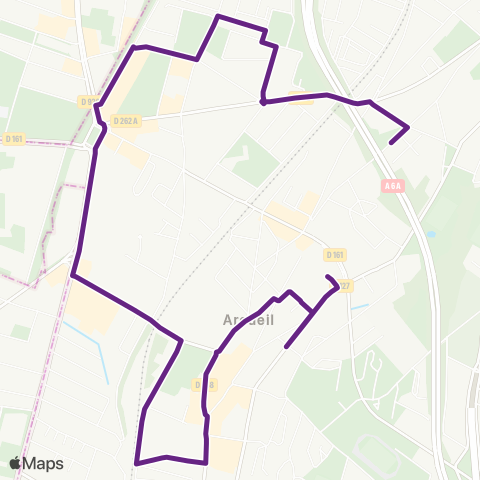 RATP Hôtel de Ville - Ctre <> Hôtel de Ville - Ctre map
