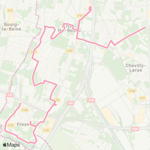 RATP Domaine Chérioux <> Pasteur map