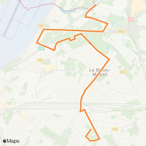 RATP Stade Charles Sage <> Garonor - Porte S. map
