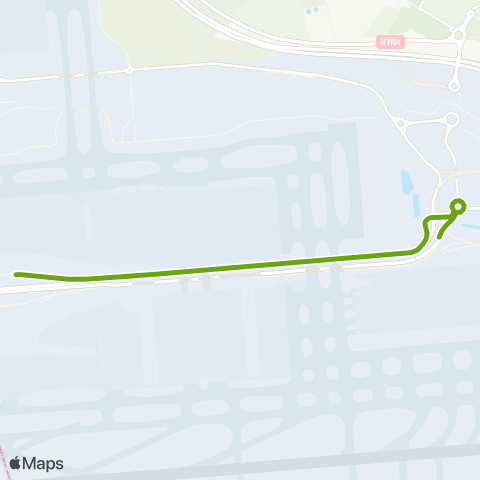RATP Terminal 2 G <> Terminal 2 F map