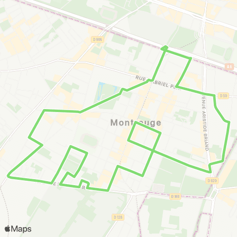 RATP Châtillon - Montrouge - Métro <> Châtillon - Montrouge - Métro map