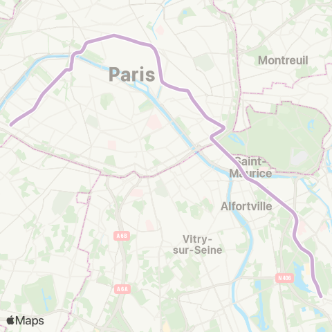 RATP Balard <> Pointe du Lac map