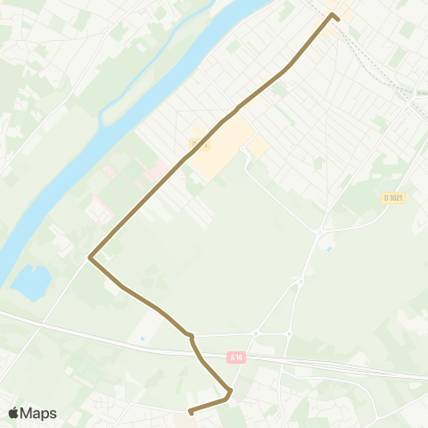 Île-de-France Mobilités Collège Pablo Picasso <> ︎Gare de Sartrouville map