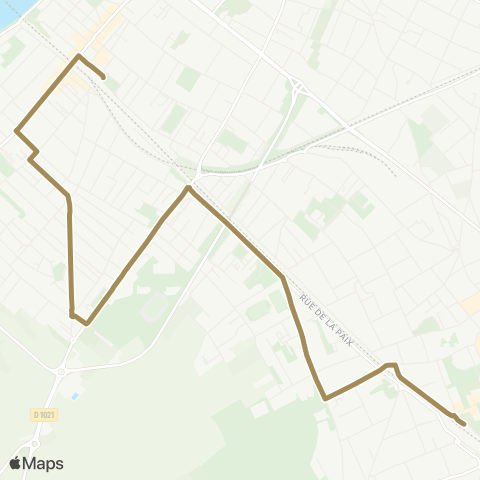 Île-de-France Mobilités Gare de Sartrouville <> ︎Gare de Houilles / Carrières-s/-Seine map