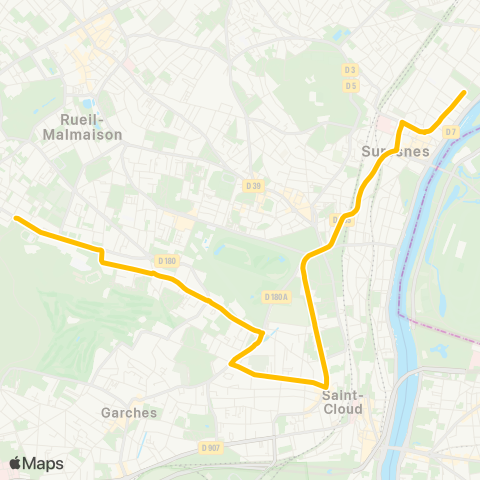 Île-de-France Mobilités Collège Passy / Buzenval <> ︎Commandant Rivière map