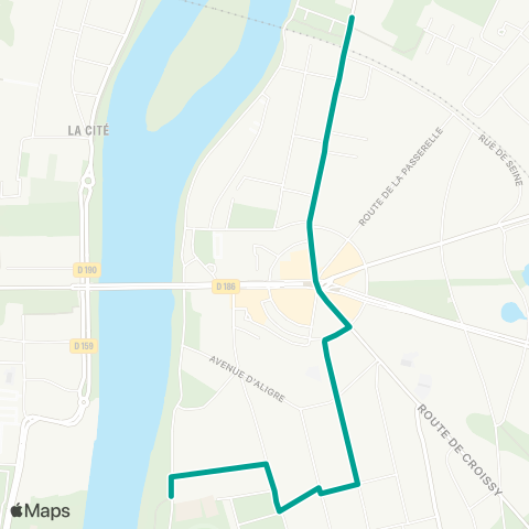 Île-de-France Mobilités Rue de Seine <> ︎Félix Eboué map