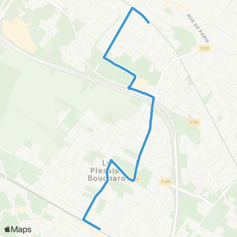 Île-de-France Mobilités Gare de Franconville <> ︎Gare de St-Leu-la-Forêt map