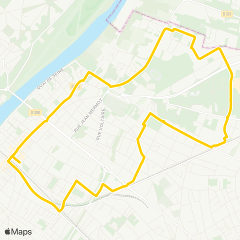 Île-de-France Mobilités Gare de Sartrouville <> ︎Gare de Sartrouville map