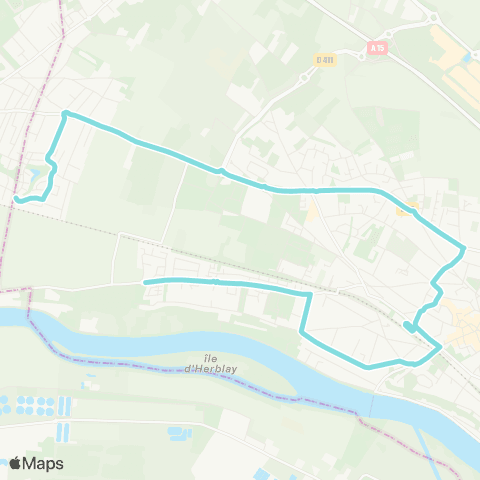Île-de-France Mobilités Comédie Française <> ︎Alouettes map