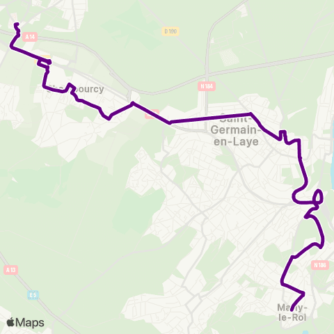 Île-de-France Mobilités Mairie <> ︎Hôpital map