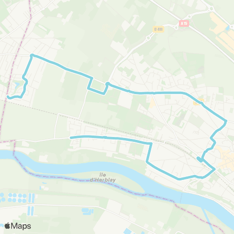Île-de-France Mobilités Comédie Française <> ︎Alouettes map
