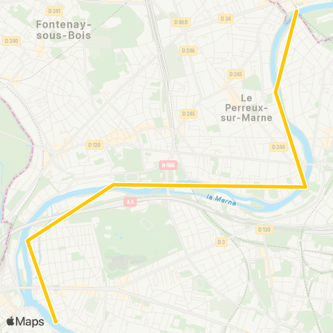 RiverCat Neuilly-Plaisance / Bry-s/-Marne / Joinville map