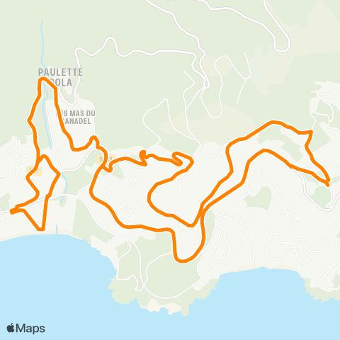 Navette du Rayol-Canadel-sur-Mer  map