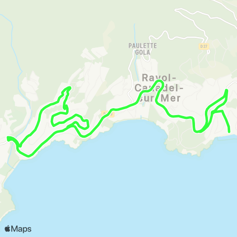 Navette du Rayol-Canadel-sur-Mer  map