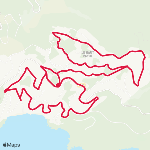 Navette du Rayol-Canadel-sur-Mer  map