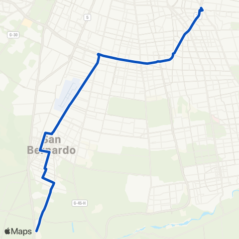 Red La Florida - Nos map