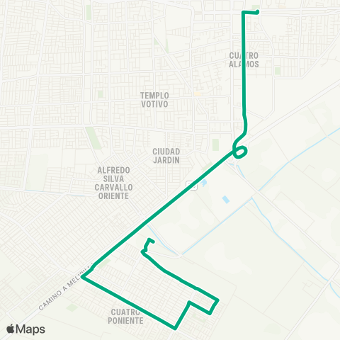 Red Villa el Abrazo - (M) Plaza Maipu map