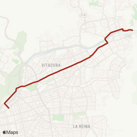 Red Providencia - Plaza San Enrique map