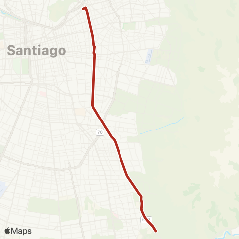 Red Providencia - Camilo Henriquez map