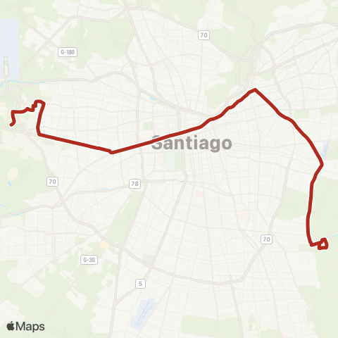 Red Enea - Av. Tobalaba map