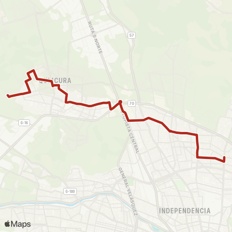 Red (M) Zapadores - Santa Laura map