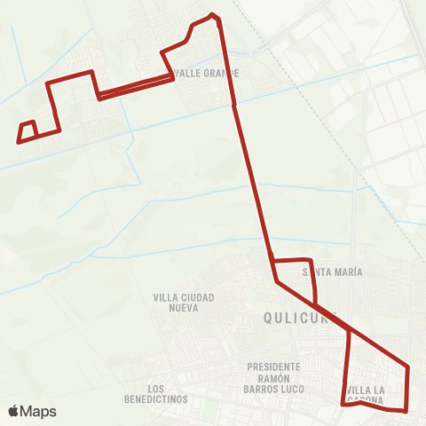 Red Valle Grande - (M) lo Cruzat map