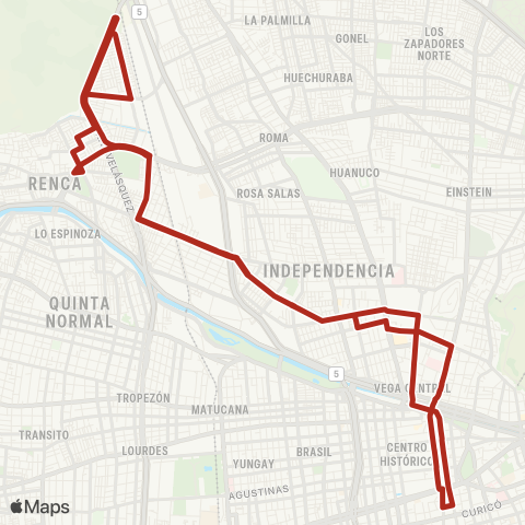 Red Huamachuco - Centro map