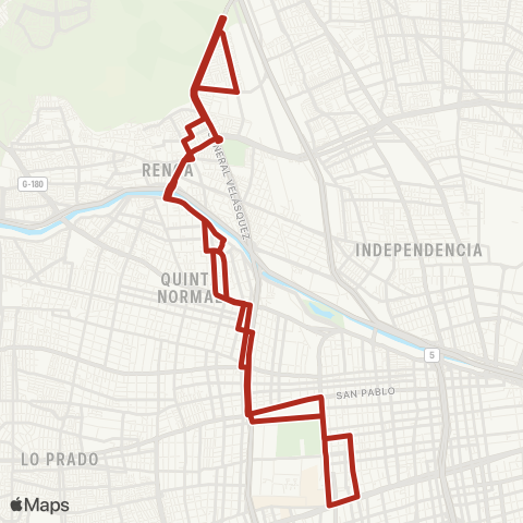 Red Huamachuco - (M) Estacion Central map