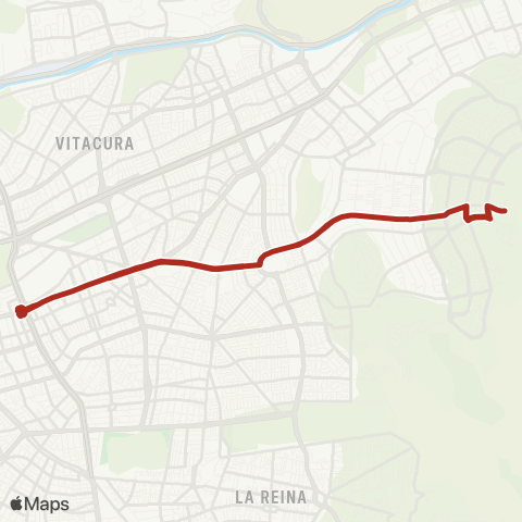 Red San Carlos de Apoquindo - (M) Escuela Militar map