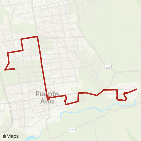 Red Villa Padre Hurtado - Casas Viejas map