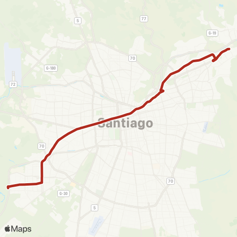 Red Maipu - Cantagallo map