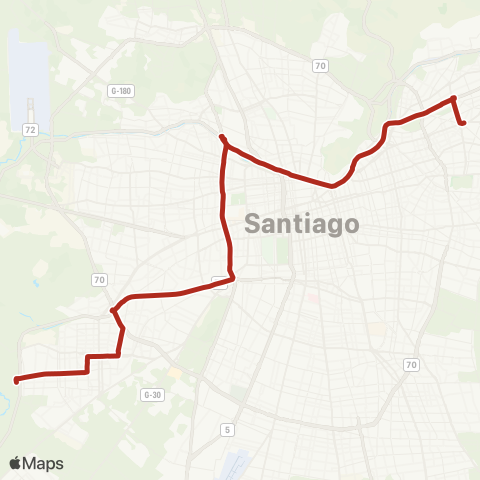 Red Maipu - (M) Manquehue map