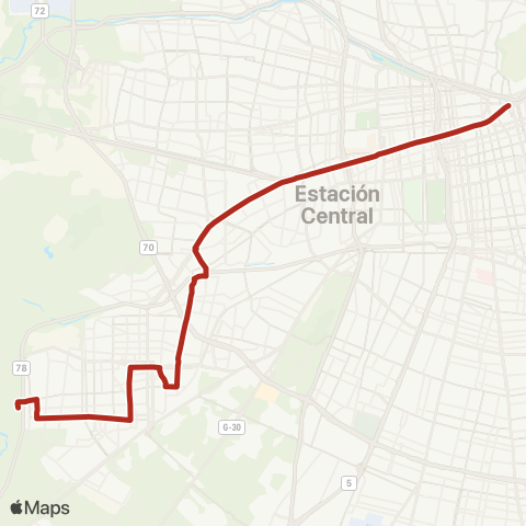 Red Nueva San Martin - Plaza Italia map