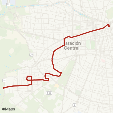 Red Plaza Italia - Avenida Portales map