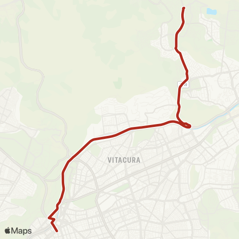 Red (M) los Leones - los Trapenses map