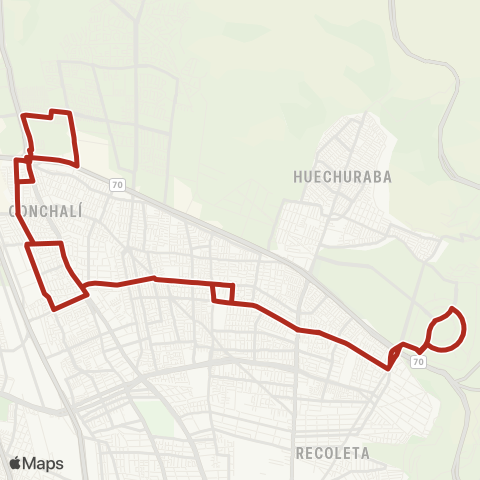 Red Los Libertadores - Ciudad Empresarial map