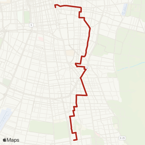 Red Gabriela - (M) Irarrazaval map