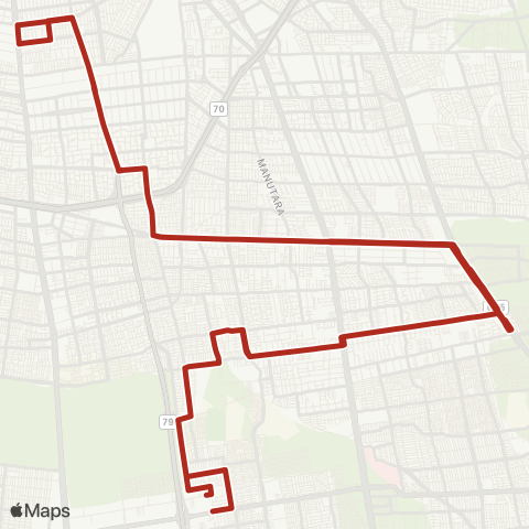 Red Gabriela - Santa Rosa P18 map
